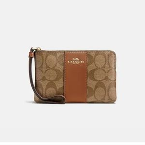 Coach Signature Wristlet